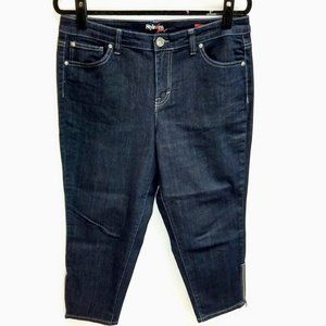 Style & Co Zipper  Crop Jeans Curvy Fit NWOT
